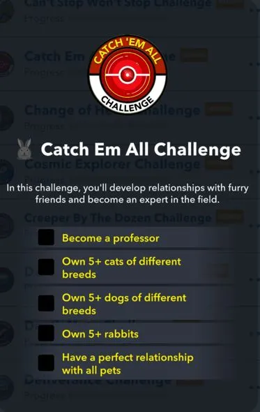 catch em all challenge