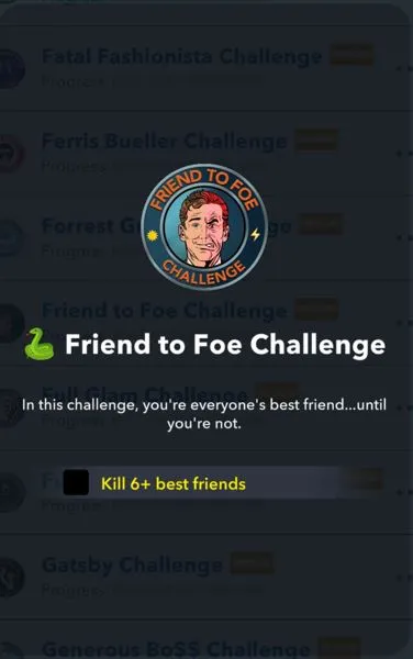 friend to foe challenge in bitlife