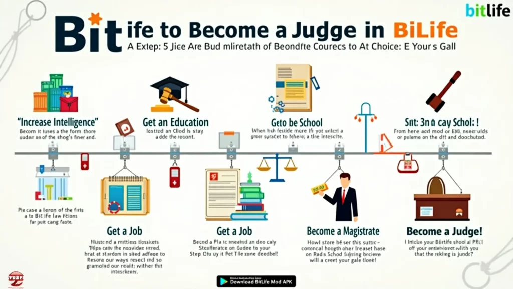 How to become a Judge in Bitlife