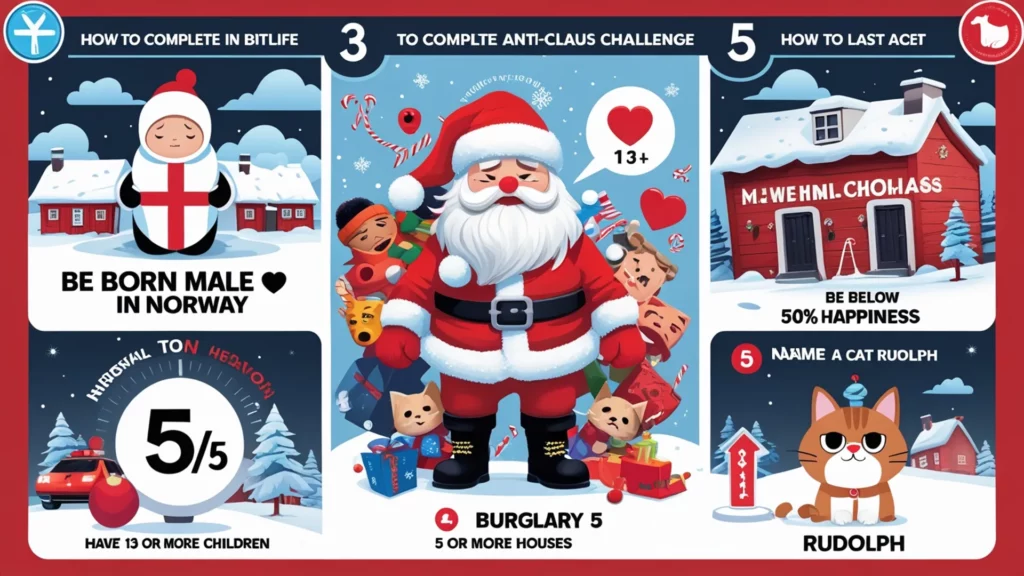 anti-claus challenge in bitlife