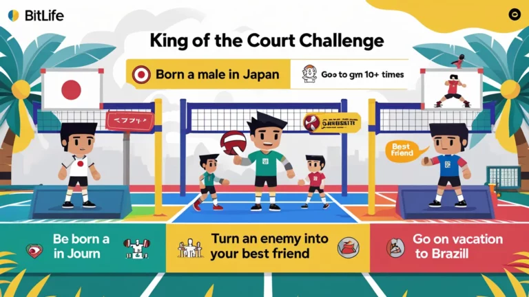 king of the court challenge bitlife